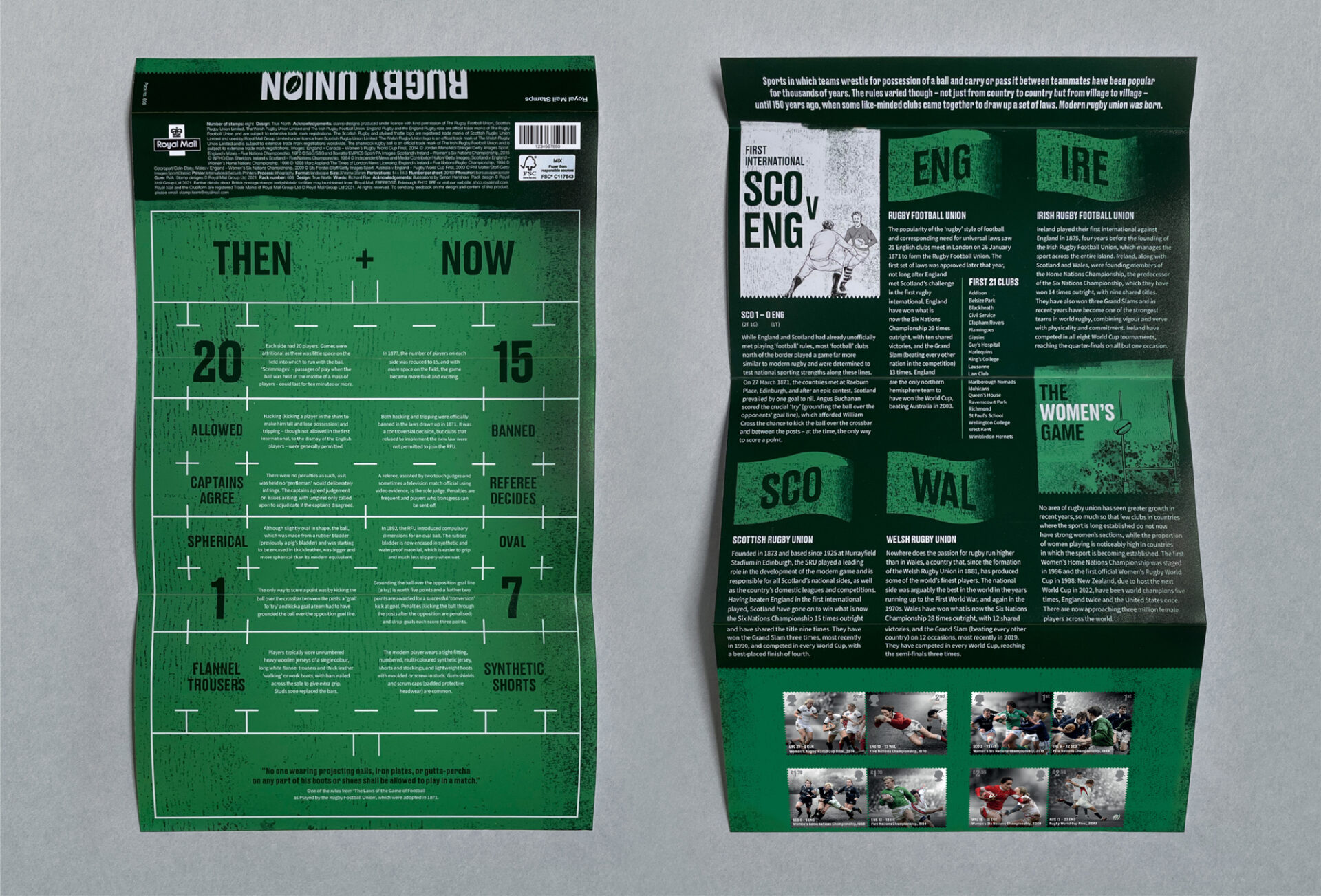 Royal Mail Rugby Union Presentation Pack