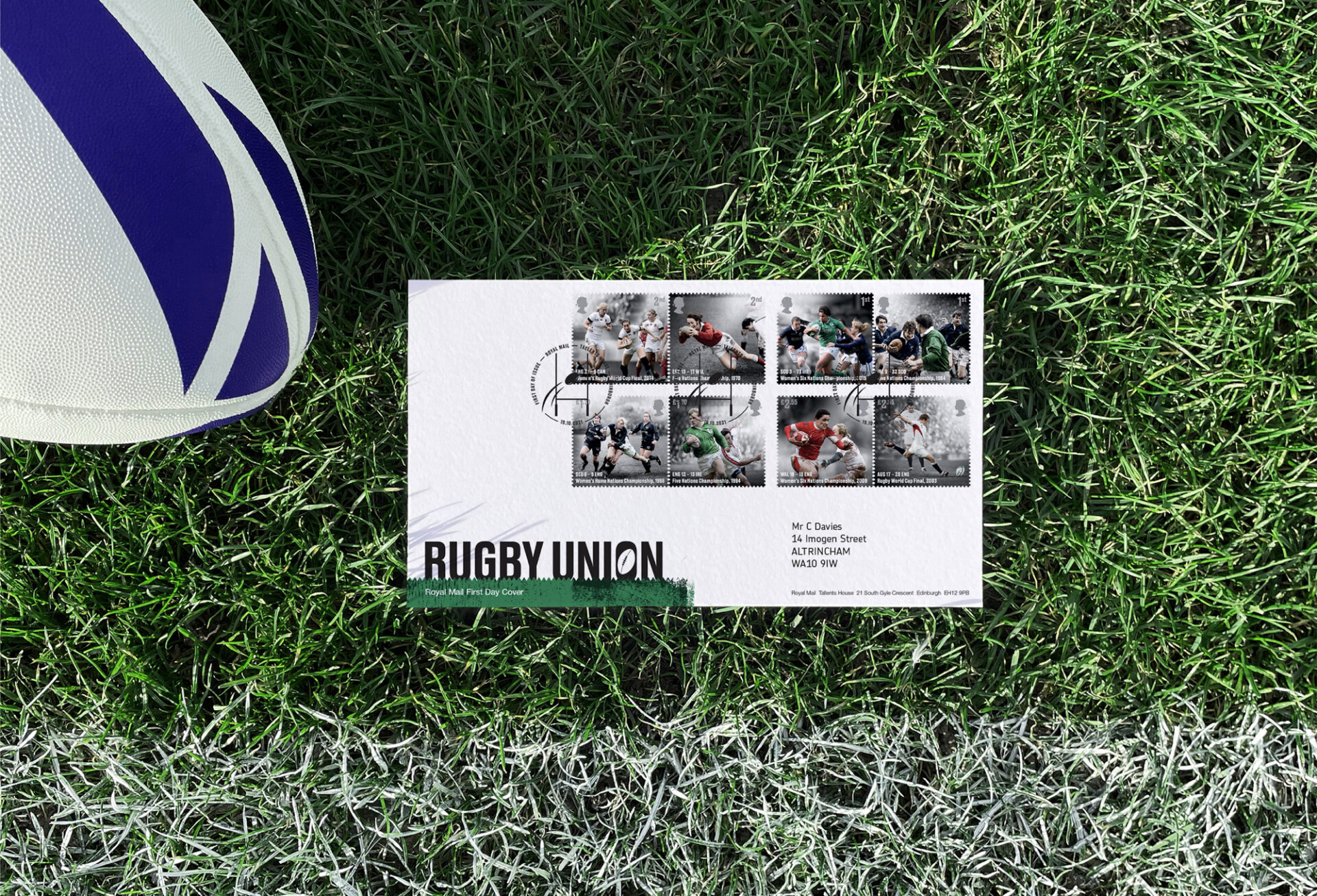 Rugby Union Stamps FDC