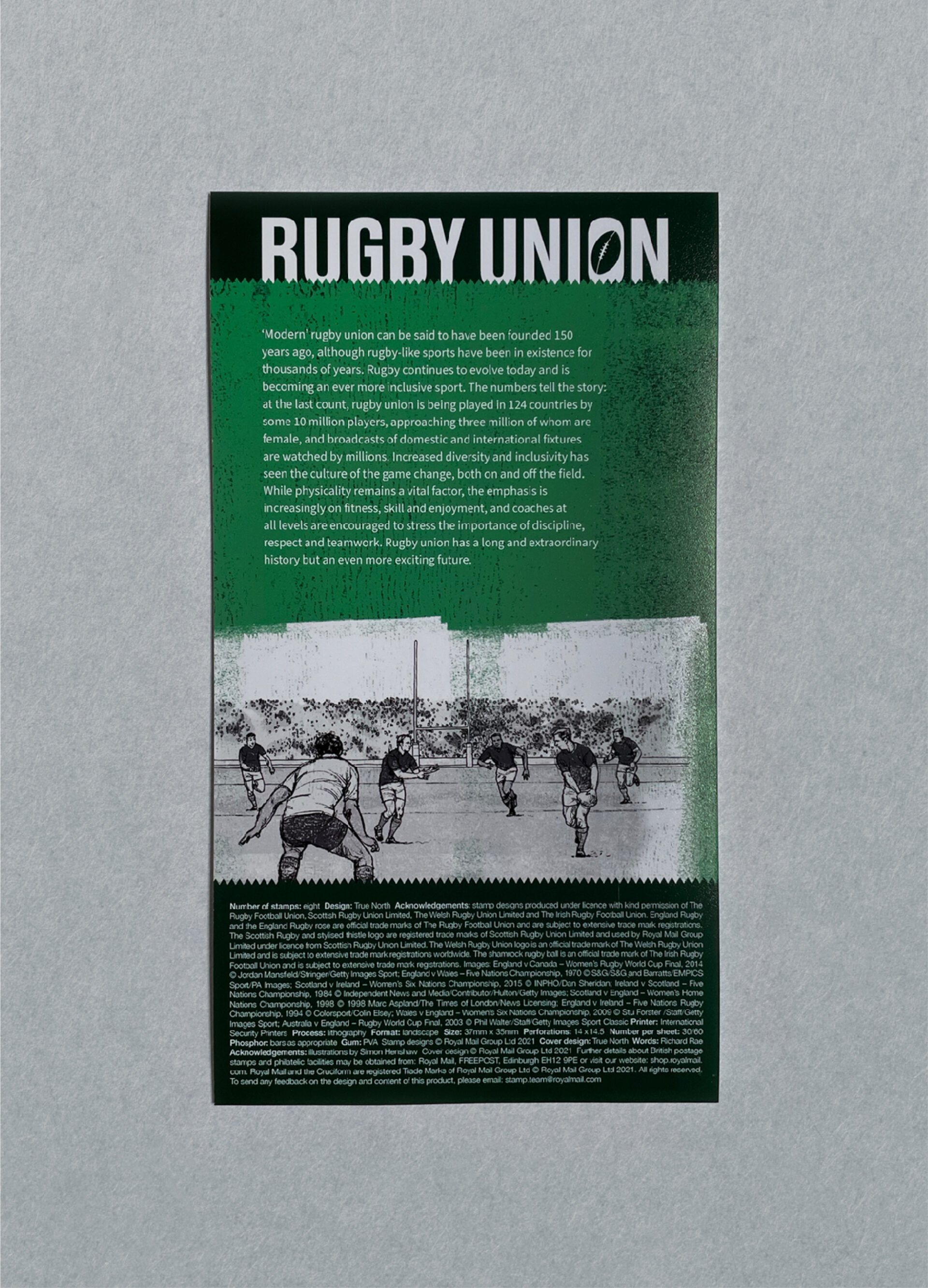 Royal Mail Rugby Union Filler Card