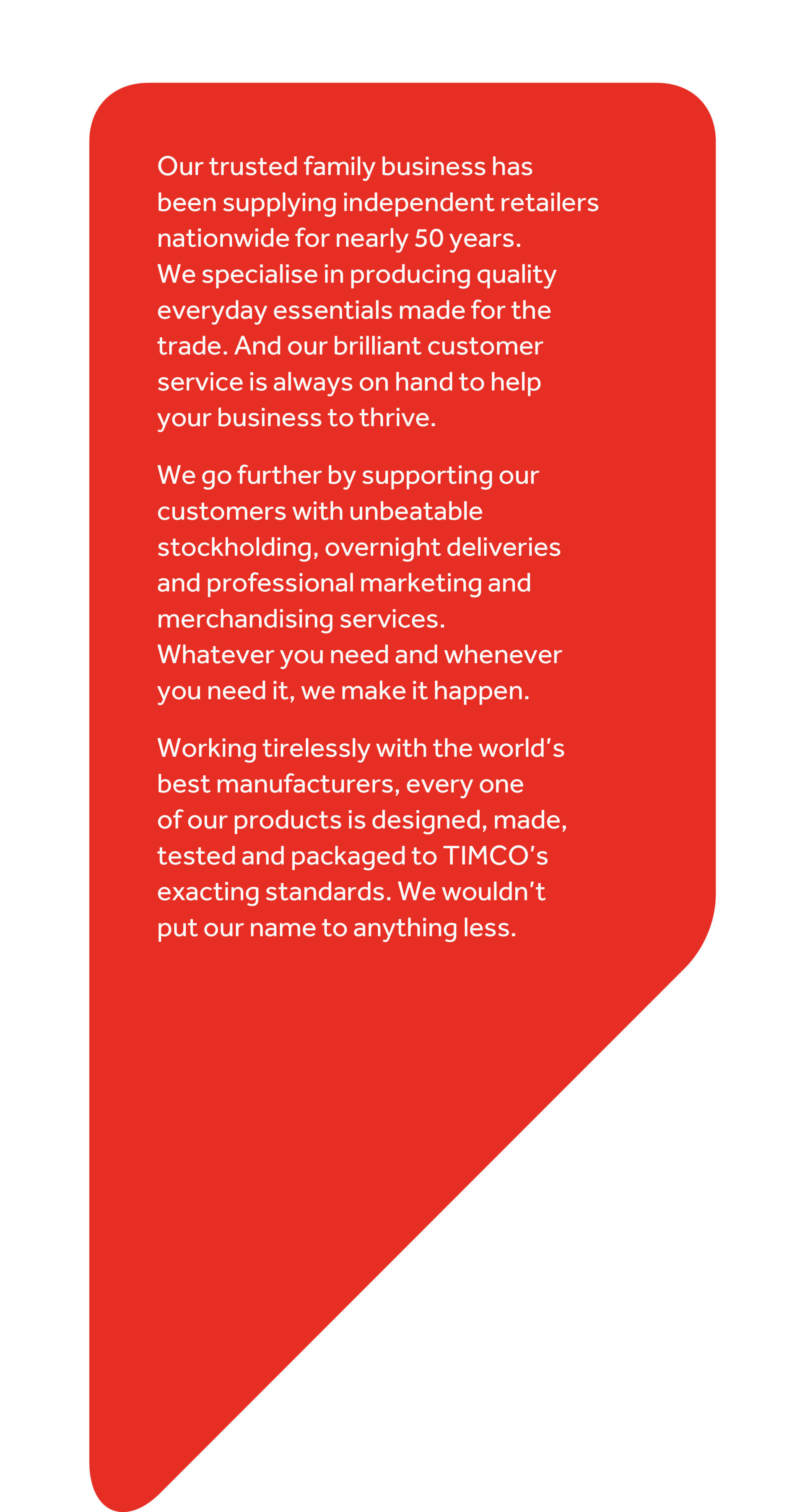 Timco Statement