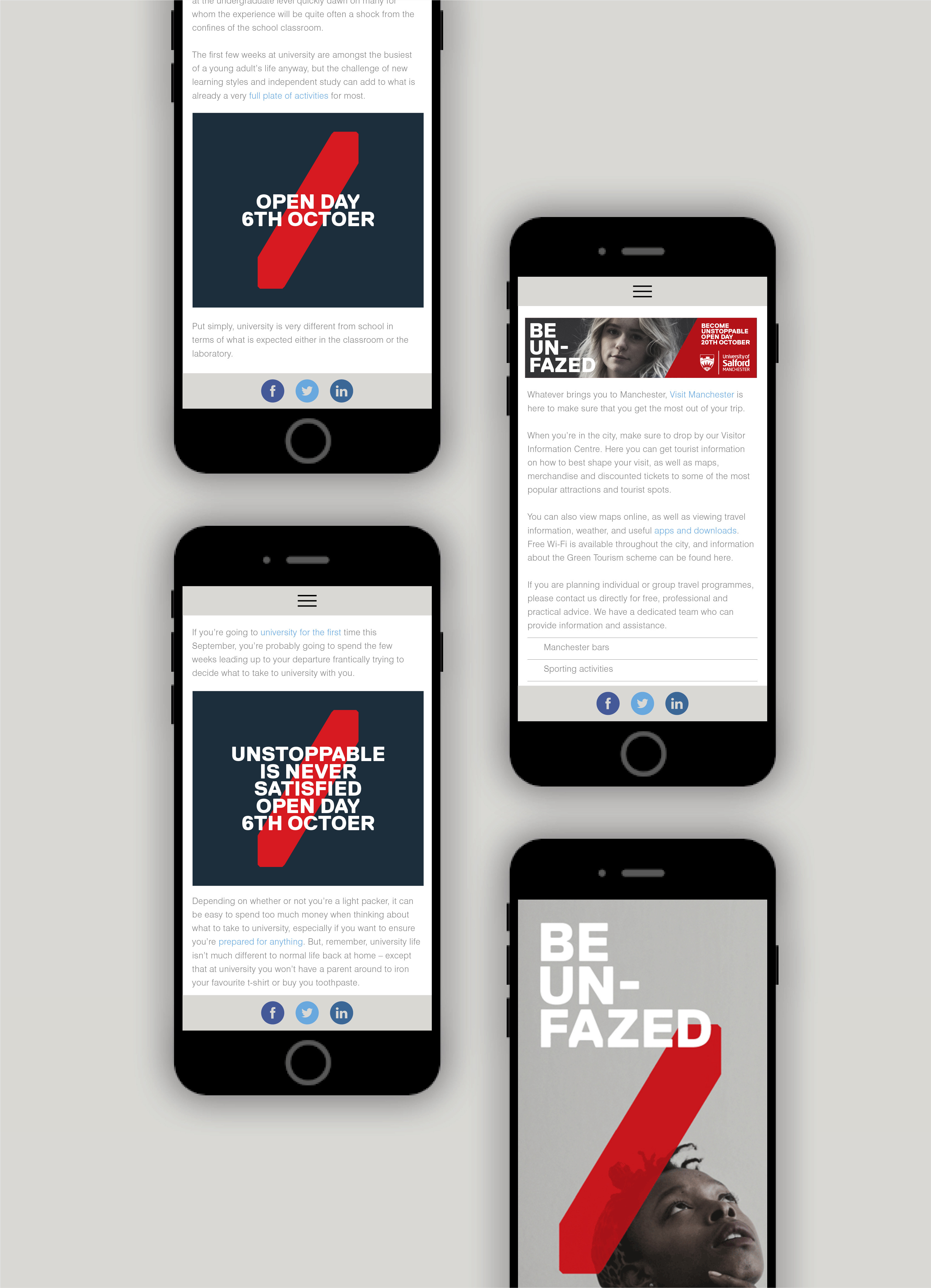 University of Salford, Become Unstoppable Social Media